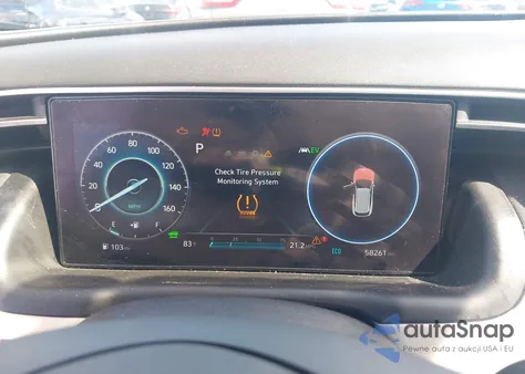 2022 Hyundai Tucson Hybrid Sel Convenience z USA, uszkodzony, nr VIN KM8JFCA19NU079904